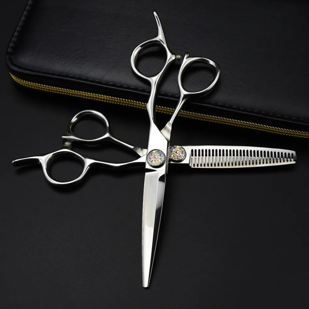Hair Cutting Scissors, 6 Inch Professional Japan 440c Upscale Scissor Set