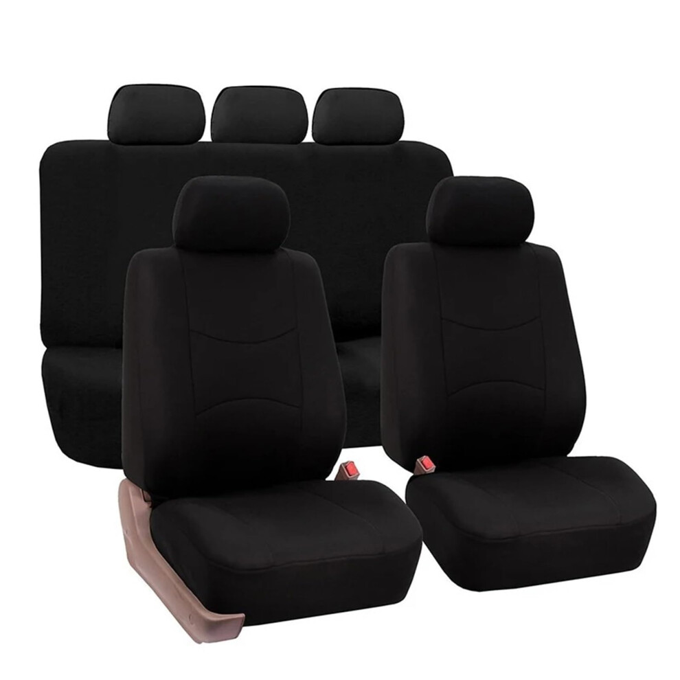 Car Seat Covers Full Set For Mg 5 Seats Universal Car Seat Protector Allseason Design Black 9365049194129