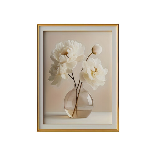 Toile d'art mural avec images de fleurs, impression-Un 20x25cm