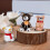 Statue d'ours faite à la main, Figurines d'ours en verre,-Blanc 7