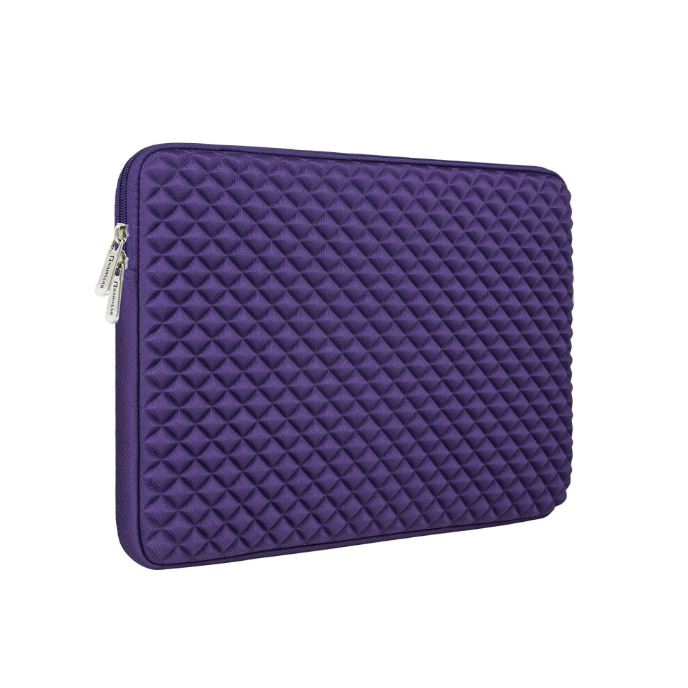 Rainyear 13.313.6 Inch Laptop Sleeve Diamond Foam Case Bag Compatible 13.6' Macbook A1369 A1466 A1278 13.3' Pc Notebook(Purple) Purple 9119770914965