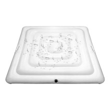 Inflatable Hot Tub Lid  53in Square   Energy Savings Cover  Windproof Spa Protector