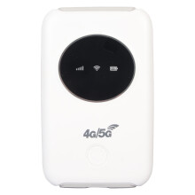 Mobil hotspot-enhet, 4G LTE USB-modem olåst, 5G höghastighetsinternet, bärbar router med SIM-kortplats, anslut upp till 10 enheter, långvarigt