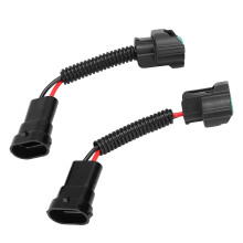 Strålkastarlampsockeladapter Plug and Play Universal Typ H11 Hög ljusstyrka Halogenlampsockel Kabelhärva Förlängning För Bilbelysning