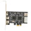 Firewire Card for PC, PCI Express Adapter with4External IEEE1394A Ports, High Performance Serial Bus Interface for Fast Data Transfer, Full Duplex 1