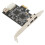 Firewire Card for PC, PCI Express Adapter with4External IEEE1394A Ports, High Performance Serial Bus Interface for Fast Data Transfer, Full Duplex 7