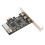 Firewire Card for PC, PCI Express Adapter with4External IEEE1394A Ports, High Performance Serial Bus Interface for Fast Data Transfer, Full Duplex 8