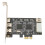 Firewire Card for PC, PCI Express Adapter with4External IEEE1394A Ports, High Performance Serial Bus Interface for Fast Data Transfer, Full Duplex 3
