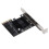 PCIe SATA Controller Card, Multiple HDD SSD Support with ASM Chip High-Speed Expansion Module for Desktops and Workstations, Compatible with SATA III 3