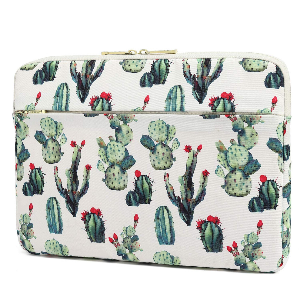 13 Inch Laptop Sleeve, Compatible Macbook Air 13.3, Pro 13.3, Water Repellent, Shockproof (Cactus) 9365049195225