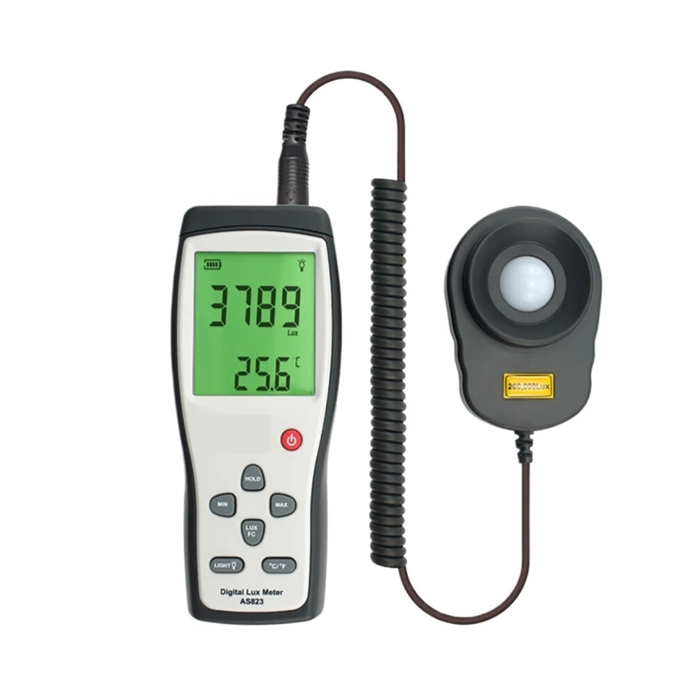 Digital Handheld Lux Meter Illuminance 200,000 Lux Fc Luminometer Photometer Ing Tester Easy To Operate Light 9365049195294