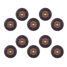 Lumină de gabarit LED rotundă cu indicator luminos lateral, mini lumini Bullet reîncărcabile pentru remorcă, camion, furgonetă, barcă, placă