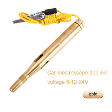 Kfz-Spannungsprüfer in Stiftform, kompatibel mit 6-24-V-Systemen, flexibles Kabel mit hochempfindlichem Kontakt, robuste Konstruktion