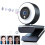 Webcam ροής με ανάλυση 4K, ρυθμιζόμενο φωτισμό δακτυλίου, επαγγελματική κάμερα web για 2