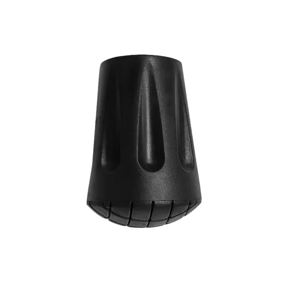 Black Walking Stick Protector 20Pc Nonslip Trekking Pole Tip Rubber