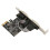 Κάρτα σειριακής επέκτασης PCIe, δύο σειριακές θύρες RS232 9 ακίδων, βιομηχανικός 3