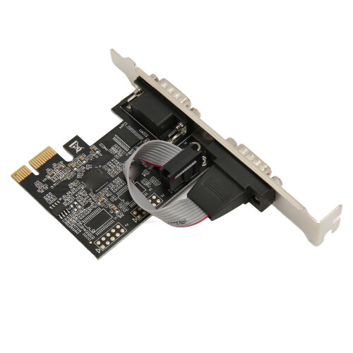 Κάρτα σειριακής επέκτασης PCIe, δύο σειριακές θύρες RS232 9 ακίδων, βιομηχανικός 2
