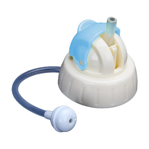 Couvercle pratique de remplacement en paille,-Bleu clair