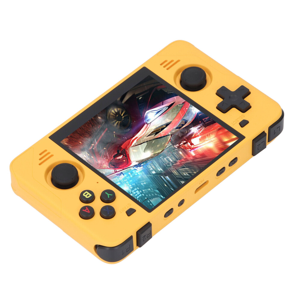 Gelbe 4" IPS Handheld-Spielkonsole mit 1GB RAM & 16G/64G Speicher