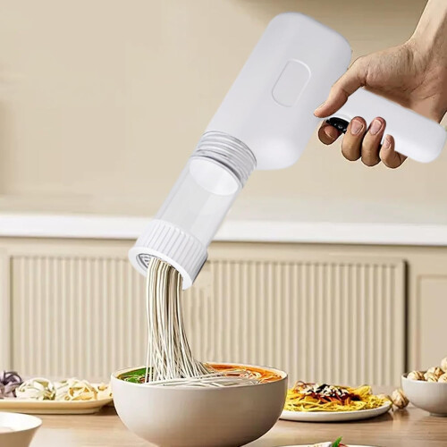Handheld Pasta Maker, Automatic Noodle Press Machine With 6 Moulds For Home Kitchen 2