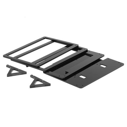 Suporte de proteção para tela de 7 polegadas, suporte de acrílico com proteção total para tela sensível ao toque de 7 polegadas do Raspberry 1