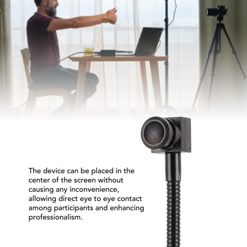 Webcam PC USB 720P – Micro Intégré, Pivot 360°, Clip Réglable, Sans Pilote, Pour Visio, Streaming, Cours - 11