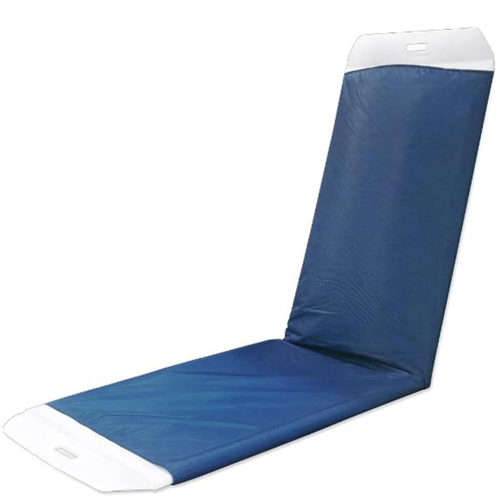 Blue Foldable Board Stretcher, Patient Transfer Board For Hospital Bed, Portable Lifting Aid Pad For Safety,