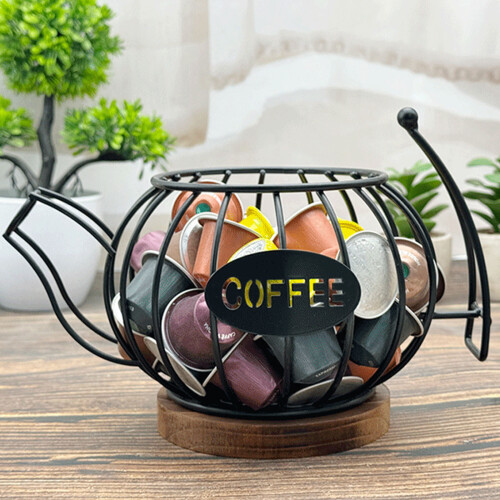 Support à dosettes de café en fer élégant, Solution de-or 2