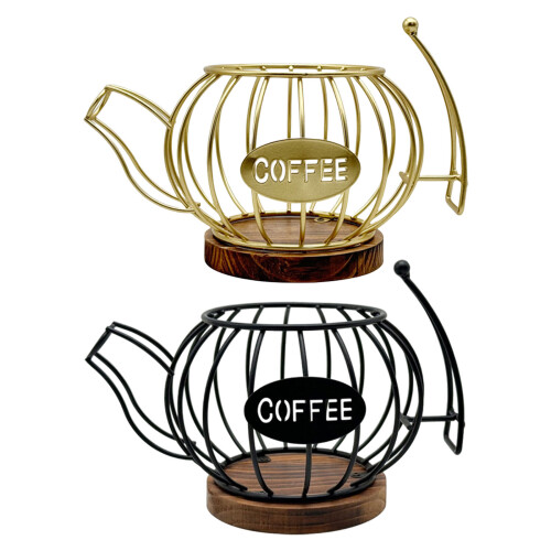 Support à dosettes de café en fer élégant, Solution de-or 1