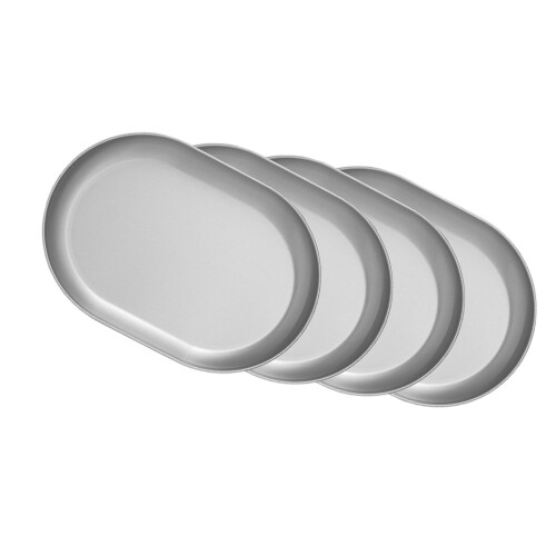 Vaisselle de Camping en acier-Jeu de disques peu profonds