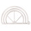 Zwart/witte hoedrandverstelling Baseballcap Shaper-Wit 1