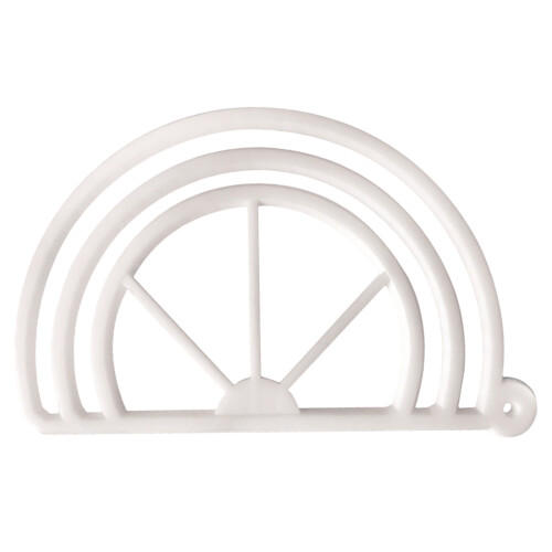 Zwart/witte hoedrandverstelling Baseballcap Shaper-Wit