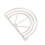 Convenient Hat Brim Bender Multiple Size Hat Bending Band-White 1