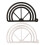 Zwart/witte hoedrandverstelling Baseballcap Shaper-Wit 2