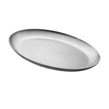 Camping Dishes Reusable Stainless Steels Plates Rustproof-L