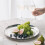 Camping Dishes Reusable Stainless Steels Plates Rustproof-L 6