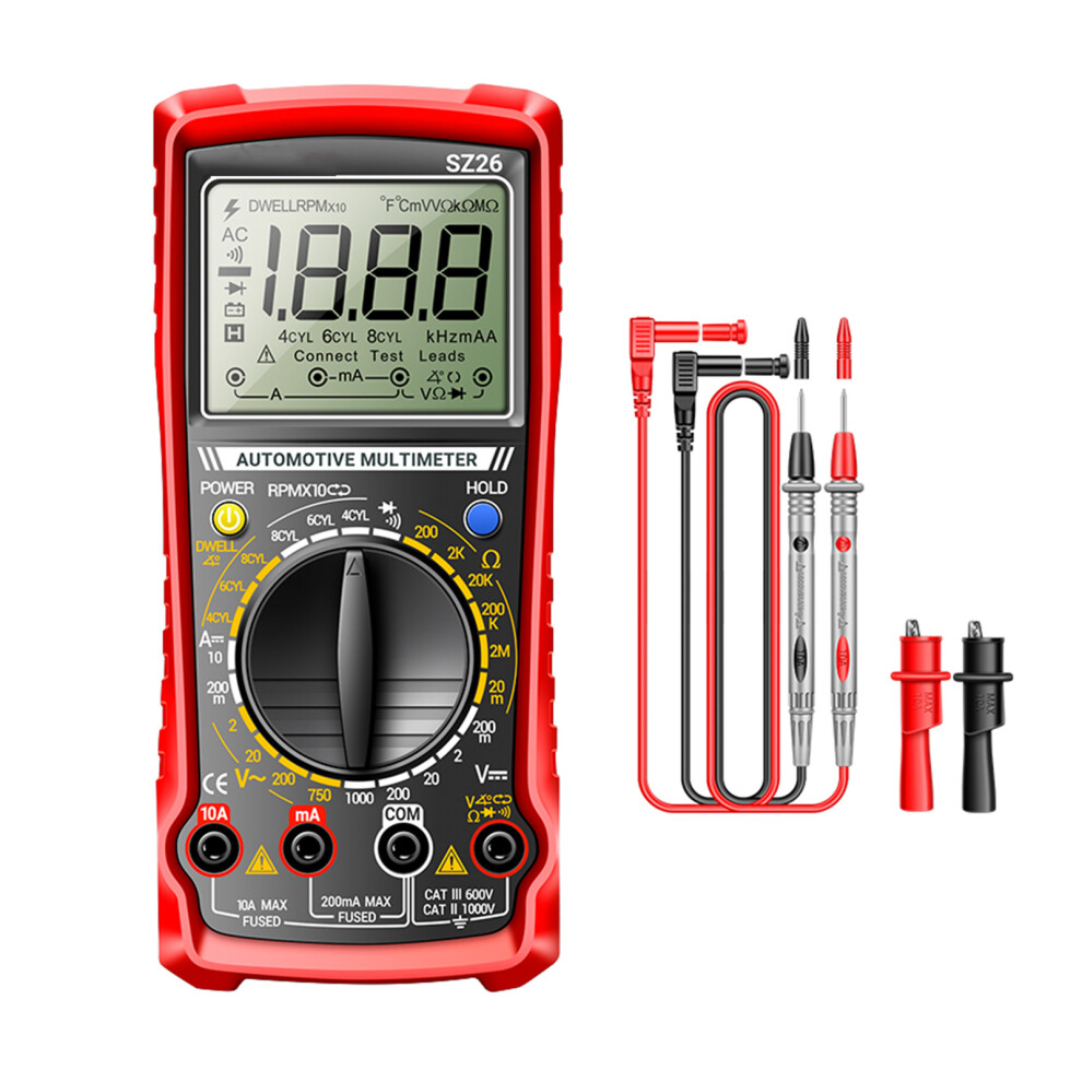 Multitester Voltage Current Tester Digital Tester With Data-Red 7696001278512