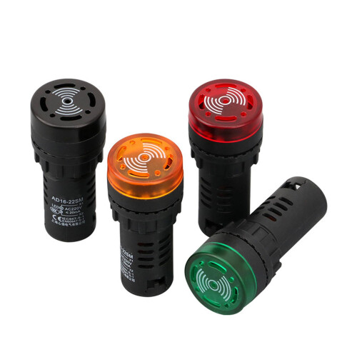Reliable Sound Light Alarm Safety Warning Device for-Red AC1 2