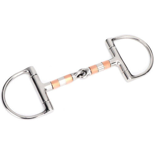 Bit Stainless Steel Bit Snaffle Horse Tool Accessories Mouth with Copper SS Rollers 1
