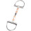 Bit Stainless Steel Bit Snaffle Horse Tool Accessories Mouth with Copper SS Rollers 3