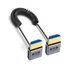 Câble vidéo Flexible 8K60hz Version 2.1, 48Gbps,-vers le haut