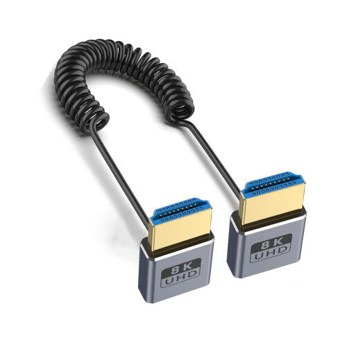 Câble vidéo Flexible 8K60hz Version 2.1, 48Gbps,-vers le haut