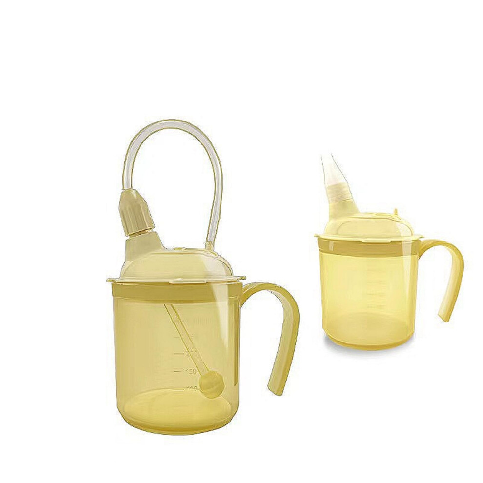 Convalescent Feeding Cup, Suction Cup Base, Good Sealing, Easy to Clean and Use, for Elderly, Disabled, Maternity Drinking Aids, 300ml