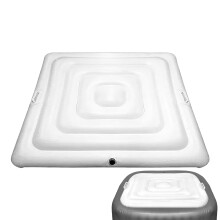 Inflatable Hot Tub Cover, Foldable Lid, Energy Saving, Waterproof, UVResistant