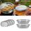 Multipurpose Rustproof Camping Dinnerwares-Deep basin set 2 pie 2