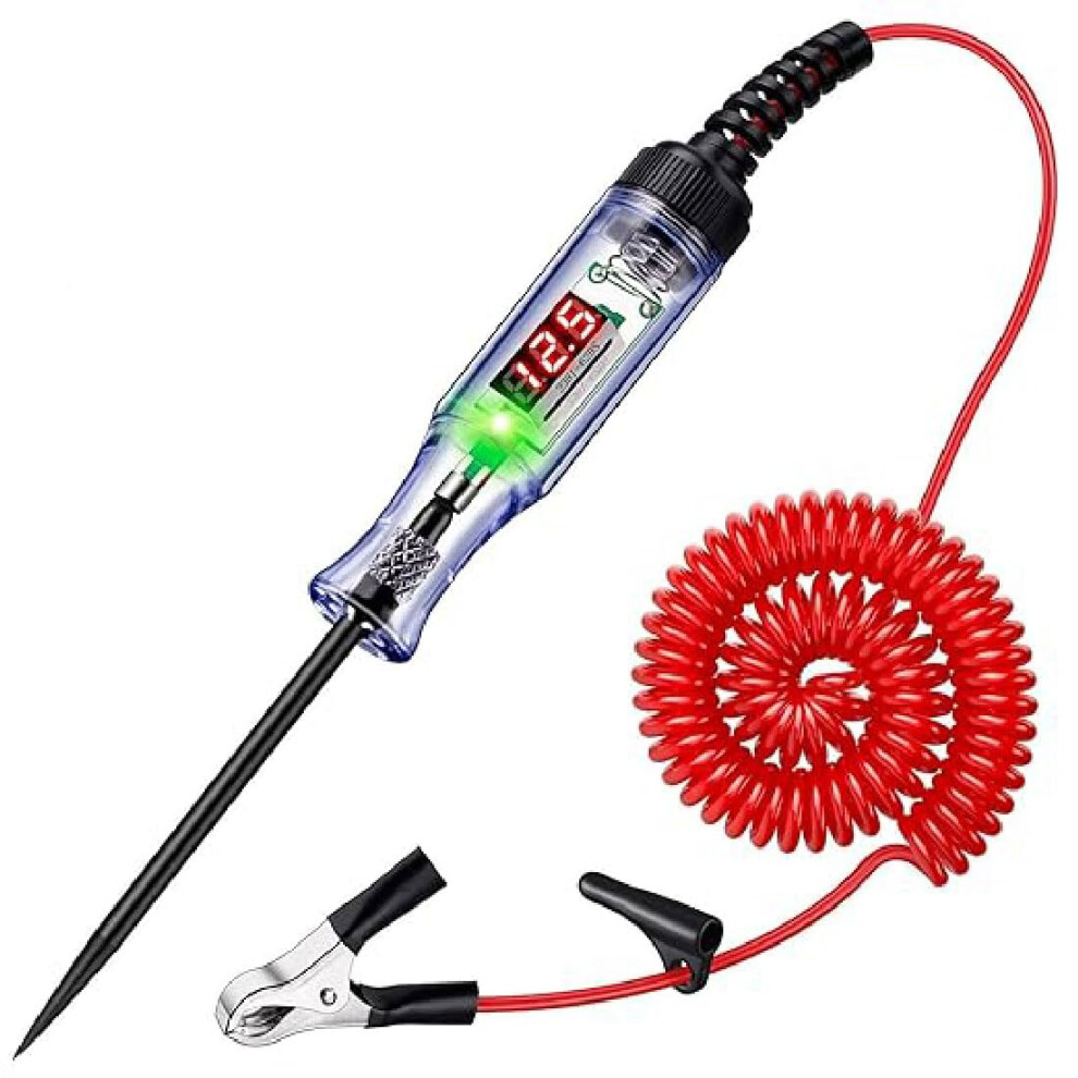 Heavy Duty 590V Digital Led Circuit Tester, Test Automotive, Continuity Tester With Stainless Probe Light 9119770918581