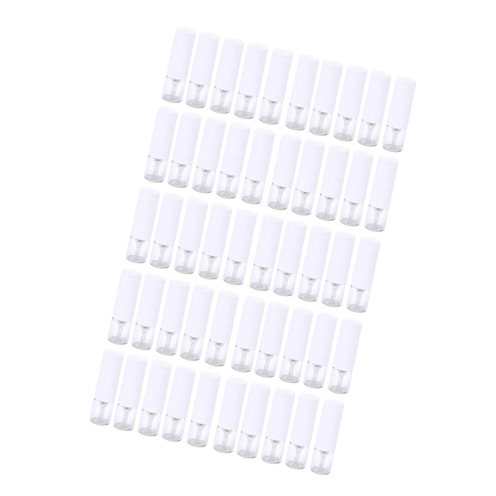 White 1Ml Portable Perfume Sprayer Bottles Glass- Spray Head