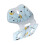 Coussin de siège ergonomique avec mousse à mémoire de-Bleu 1