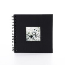 Photo Album Kindergarten Baby Children Inner Page Picture Holder Storage Book Organizer Notebook Scrapbooking 6 Inch, Black