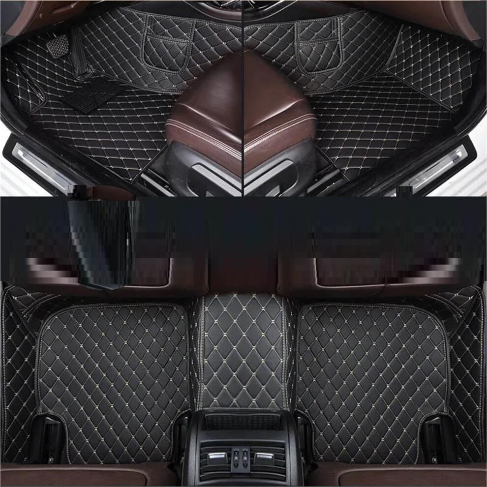 Car Floor Mats For Fiat For Freemont For Grande For Punto For Tipo For Bravo 2 For Albea 500 For Custom Leather Auto Foot Pads Interior(Color2) 9365049198004